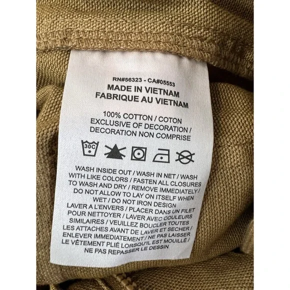 Nike Jordan Essentials Washed Chicago Pants FN6364-231‎ Brown Men's LARGE NWT